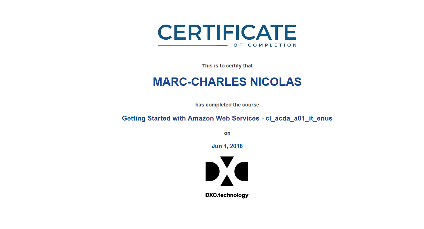 AWS Getting Started Certification