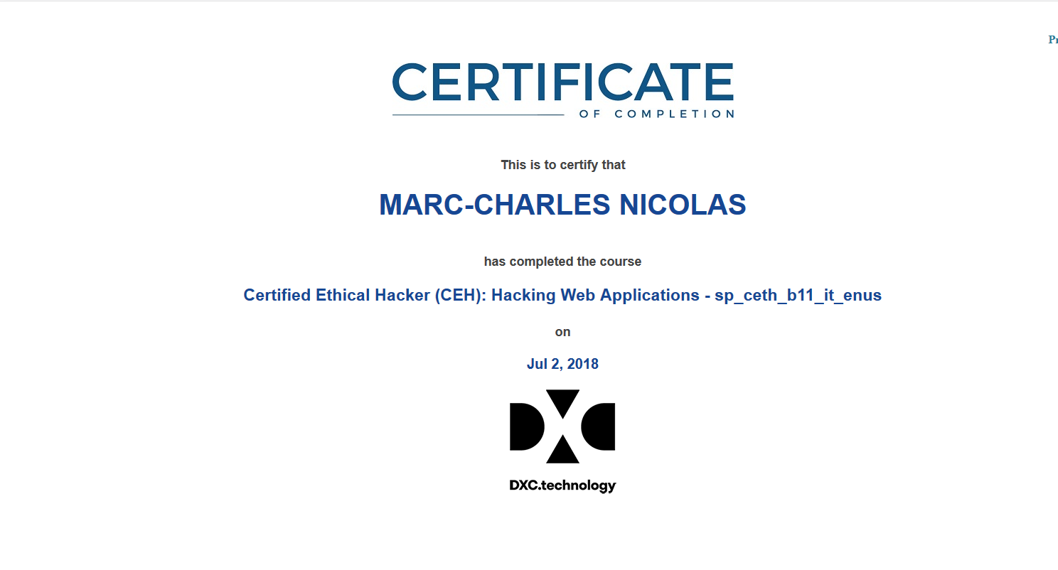 Certified Ethical Hacker Certification
